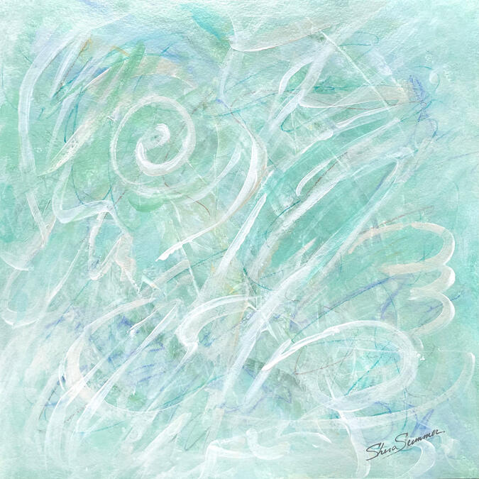 Artfully Sky Dancing II | 12x12 | $135