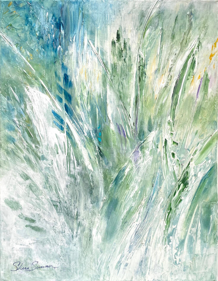 Garden Dancing | 14x18 | $455