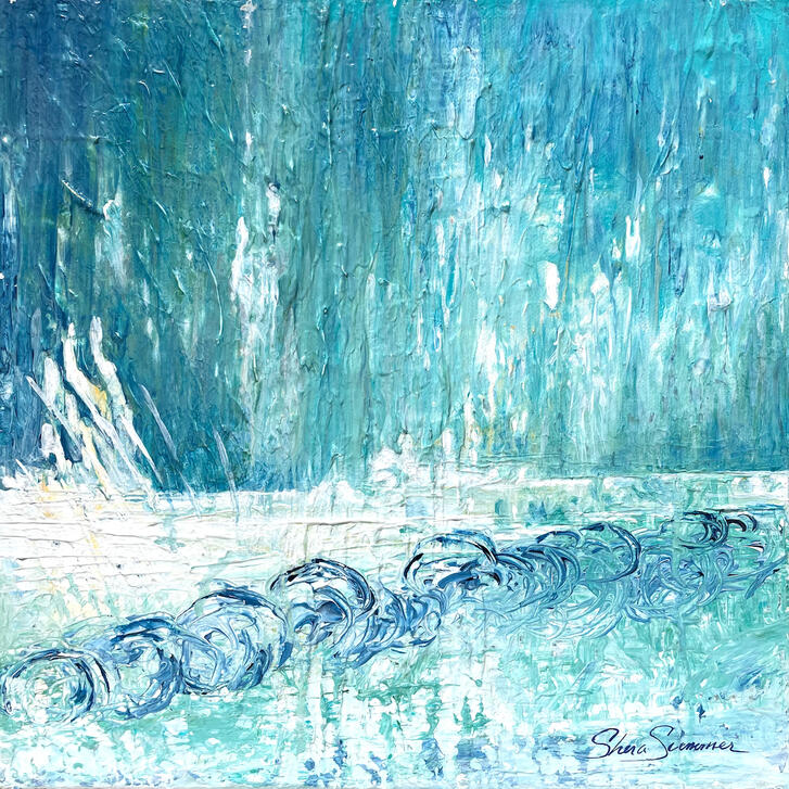 Tide Rolling In | 12x12 | $260