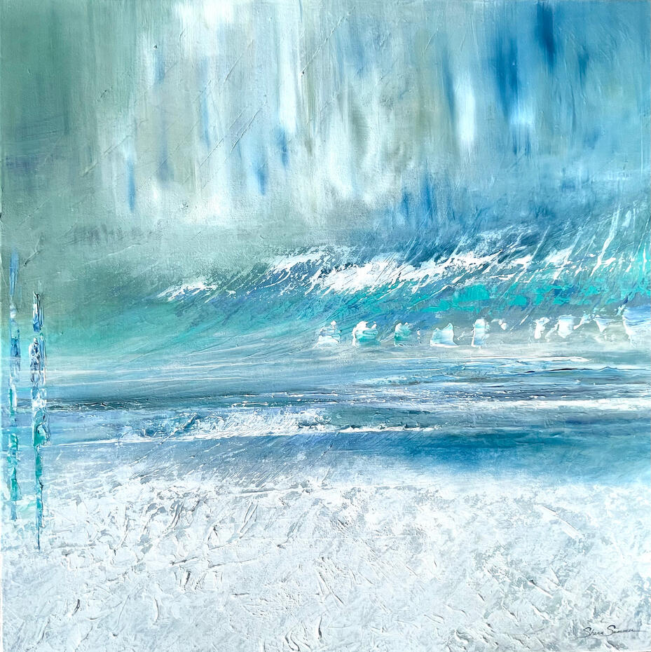 She&#39;s As Wild &amp; Untamable As The Sea | 30x30 | $1620